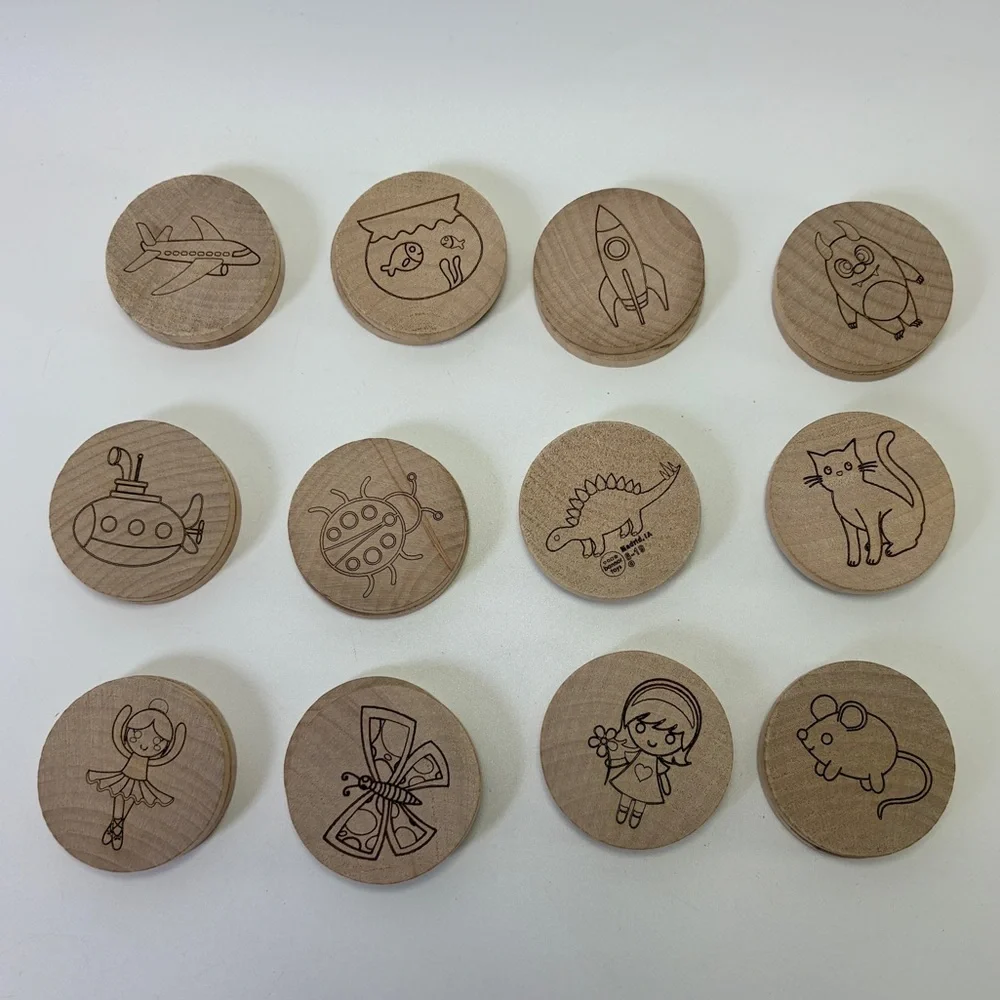 Bannor Toys‎ Wooden Matching Game Set 12 Kids Toy Memory Unisex Neutral 2019